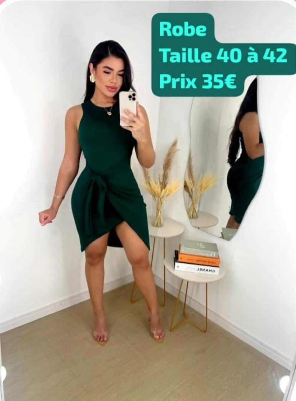 Robe enveloppe Slim