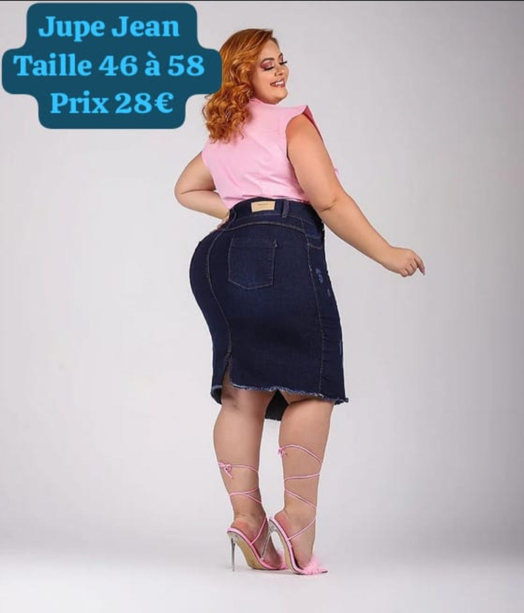 Jupes jeans Plus size