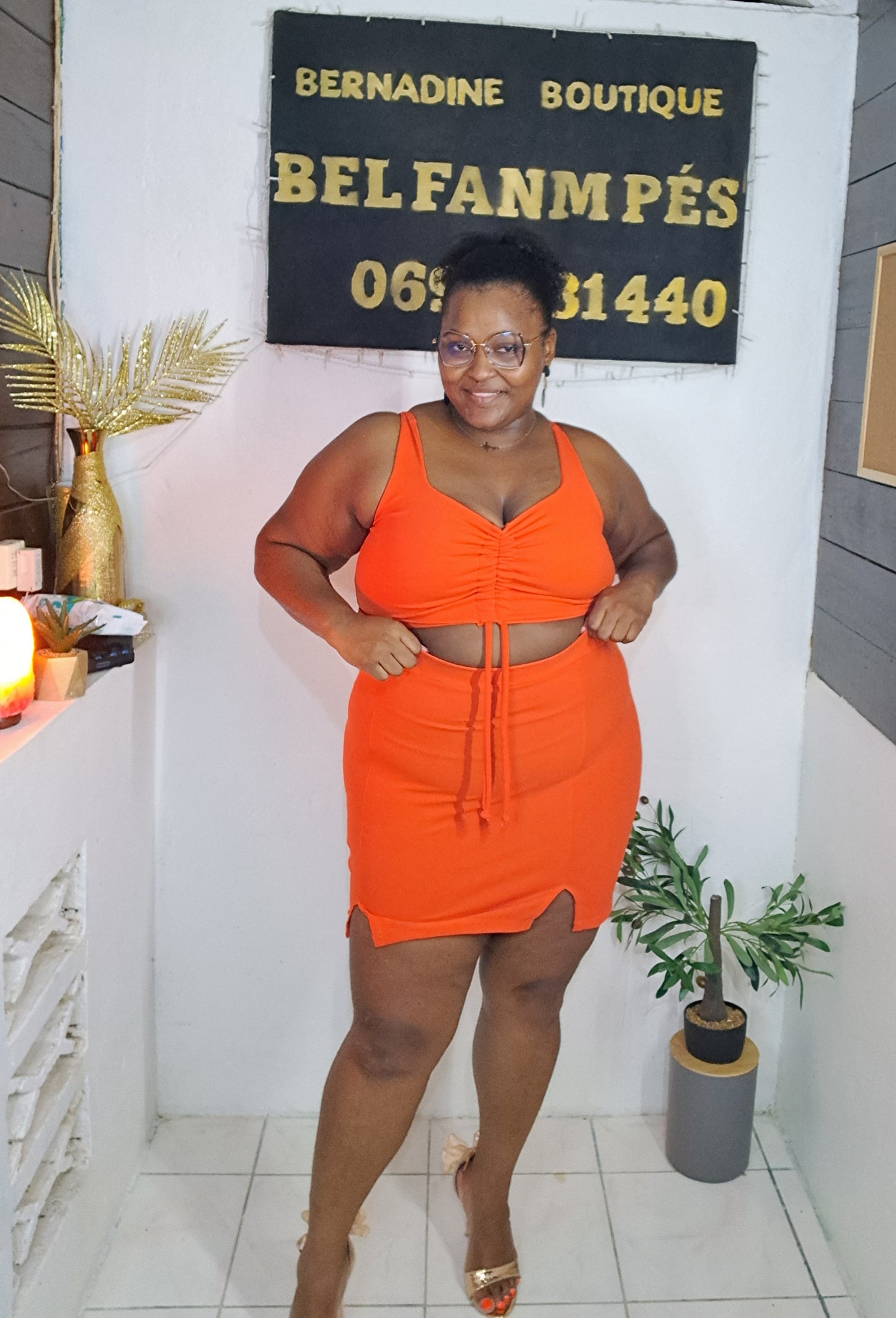 Ensemble pétillant Plus size