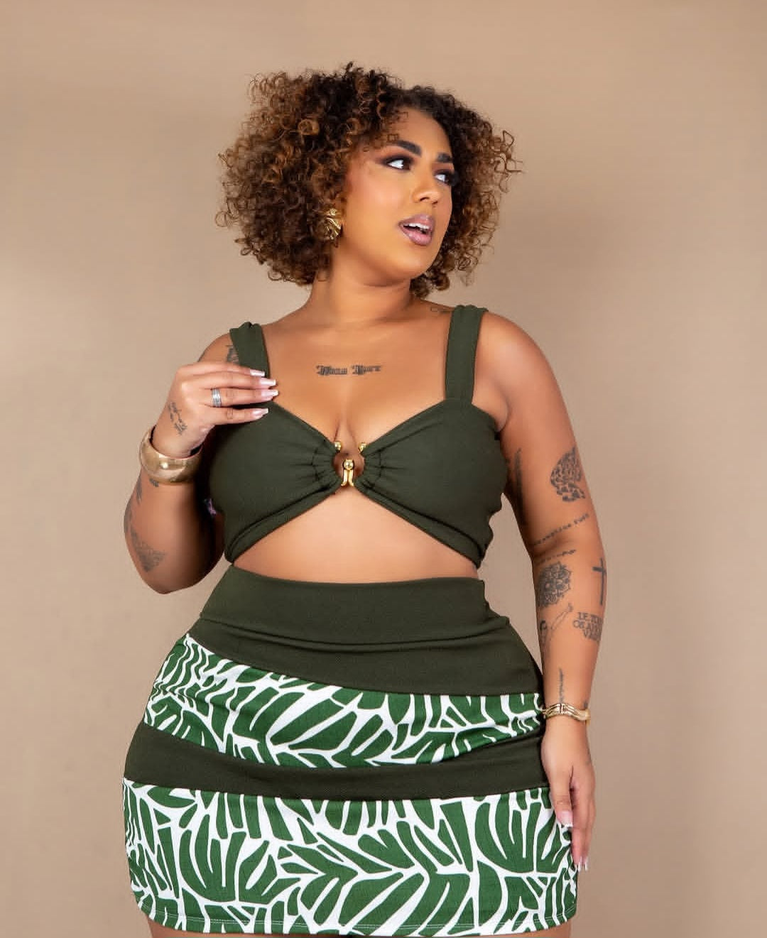 Ensemble fleurie Plus size 🌸