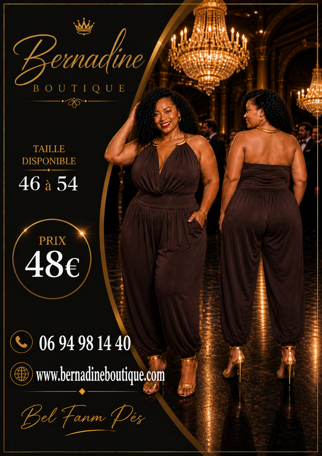 Combinaison Aladin Plus size