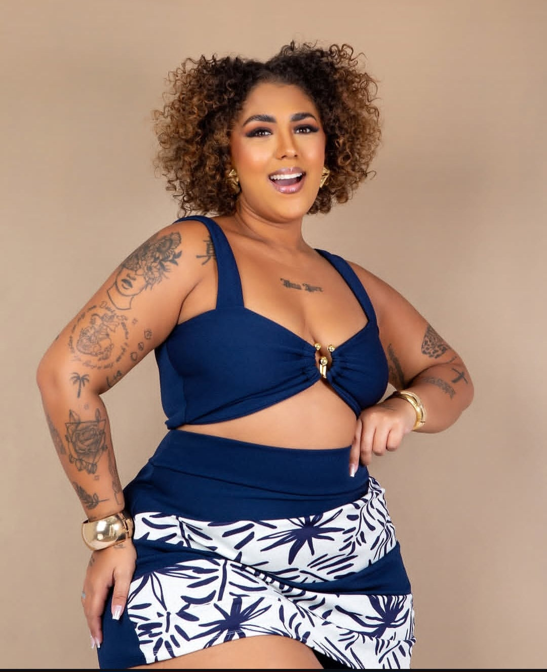 Ensemble fleurie Plus size 🌸