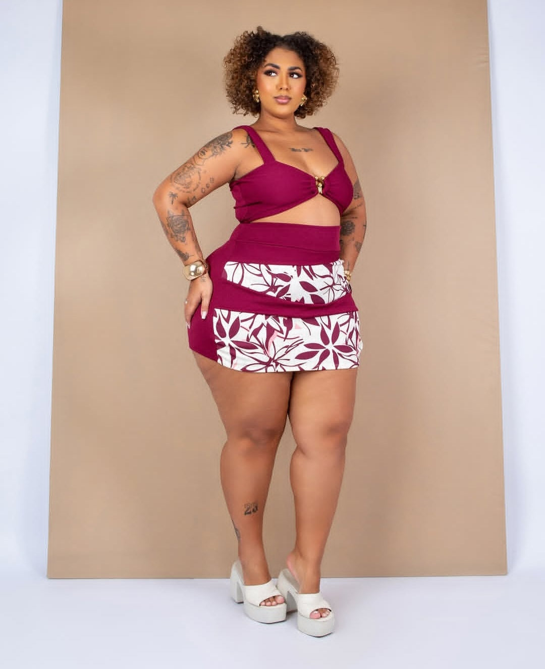 Ensemble fleurie Plus size 🌸