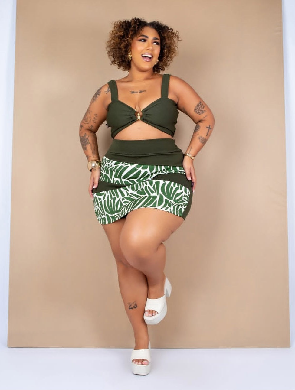 Ensemble fleurie Plus size 🌸