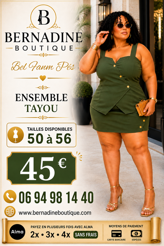 Ensemble Haut+Jupe Plus size