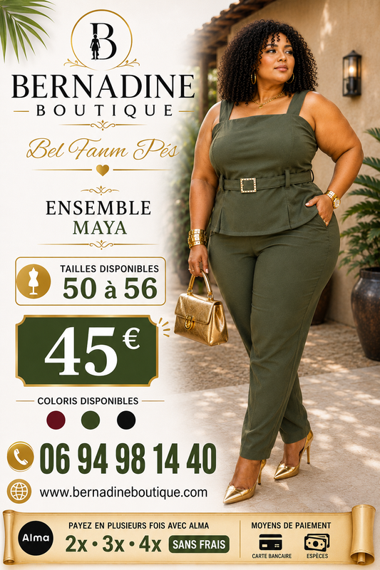 Ensembles haut + pantalon Plus size
