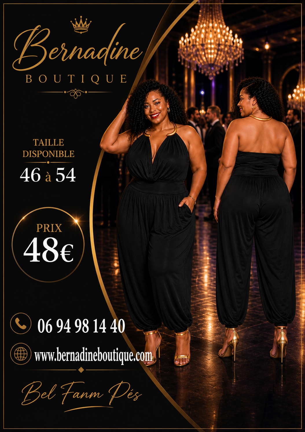 Combinaison Aladin Plus size